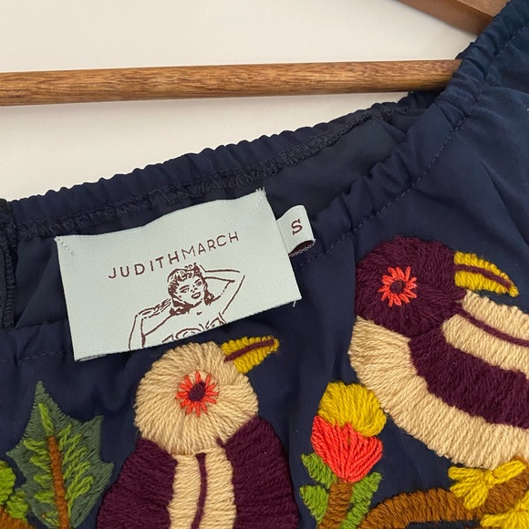 Judith March Embroidered Bell Sleeve Dress - Picture 7 of 9